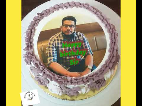 Amzing photo cake 💖💓💝💕  shareefa world