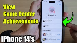iPhone 14/14 Pro Max: How to View Game Center Achievements