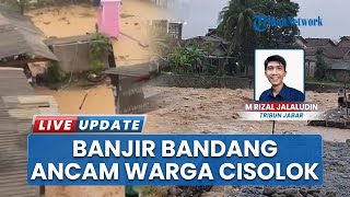 Sungai Cisolok Meluap akibat Hujan Deras, Warga Kampung Tugu Trauma Kebanjiran, Siap Siaga Ngungsi