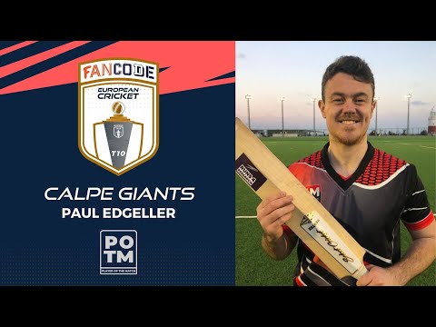POTM: P.Edgeller - TAR vs CAG | Highlights | Fancode European T10 Gibraltar|Gibraltar 2022|ETT22.022