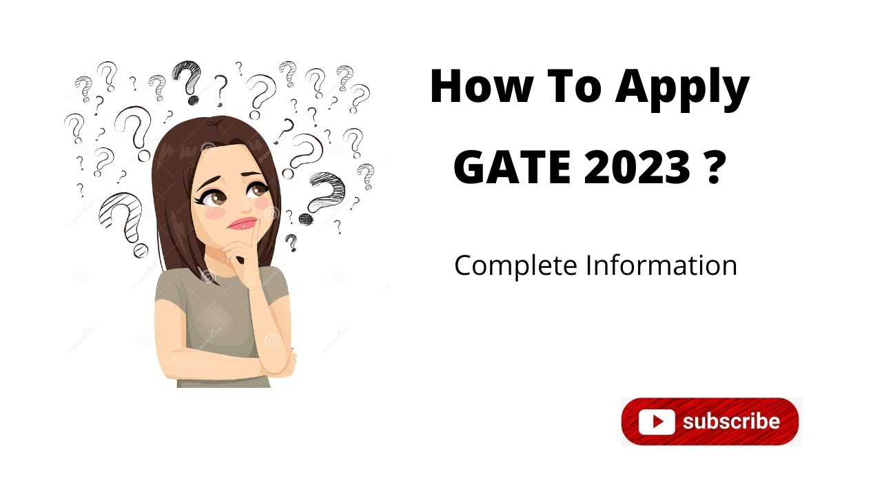 How to apply for Gate 2023 ?