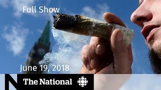 The National for Tuesday June 19, 2018 — U.S. Immigration, Legal Pot, Fish Farms