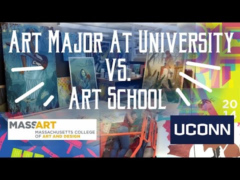 Art Major at University VS Art School