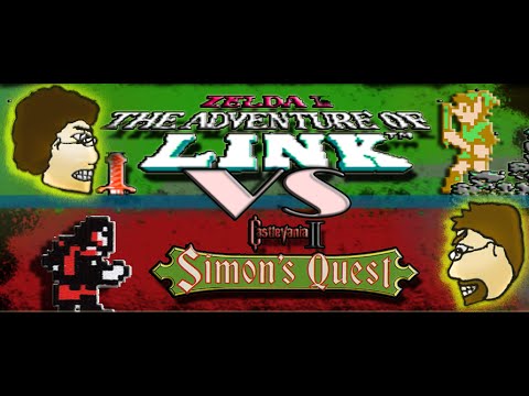 Zelda II: The Adventure of Link VS Castlevania II: Simon's Quest - GameDrome ft. Justice