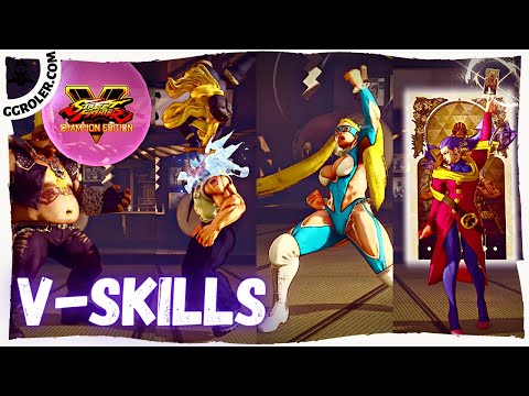 SFV:CE 🌟 All 45 Characters V-Skills 1 & 2 🌟