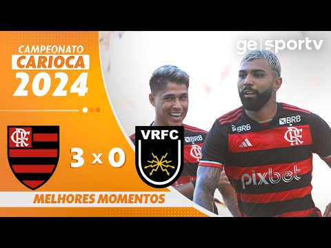 Gols e lances de Flamengo x Volta Redonda