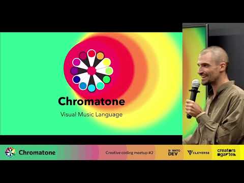 Chromatone: The Visual Music Language @ Creative Coding Meetup