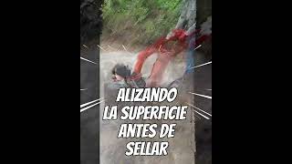 Alizando la Superficie antes de Sellar - William Ortiz Rosario