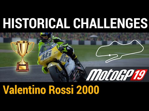 MotoGP 19 GAME - Historical Challenges - Valentino Rossi 2000 - No Assists