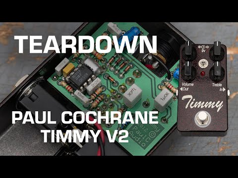 Paul Cochrane Timmy Limited edition Sparkle Red – Mint Collector’s Set (Boxed, 9–18V) 2017 Collector Grade Hand-Built Nashville Pedal Bild 15