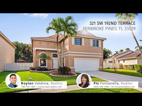 321 SW 192nd Terrace, Pembroke Pines, FL 33029