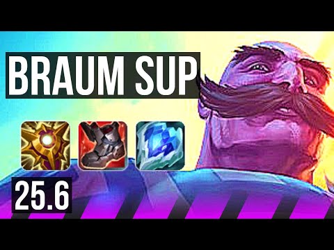 BRAUM & Vayne vs YUUMI & Twitch (SUP) | EUW Diamond | 25.6