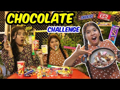 😱Mixing All CHOCOLATES Together😳 - ⚠️Don't Try this at HOME🚫 || Craziest Challenge🤪| Ammu Times