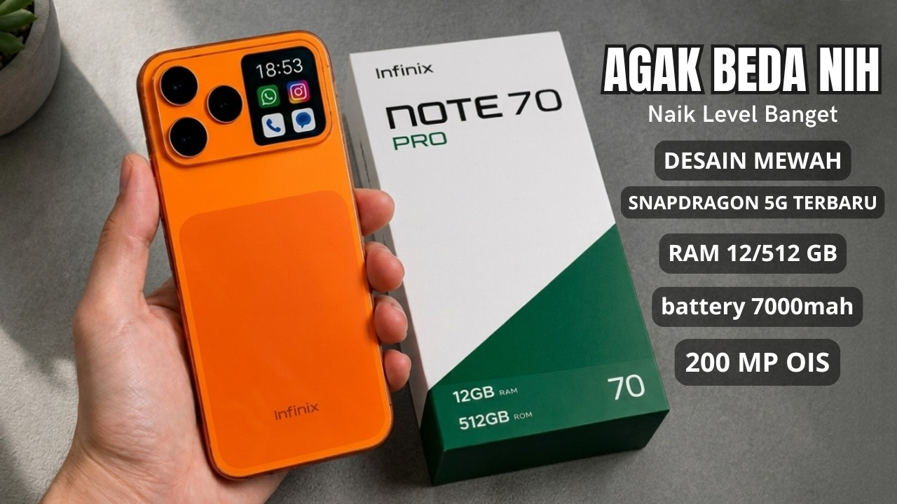 TANCAP GAS‼️ INFINIX NOTE 70 PRO 5G, PERFORMA DAN KAMERA NAIK DRASTIS