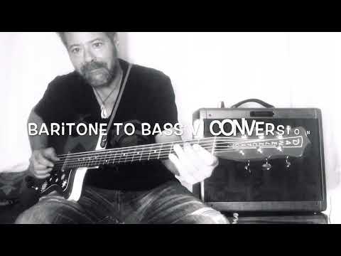 Danelectro Baritone To Bass VI Conversion