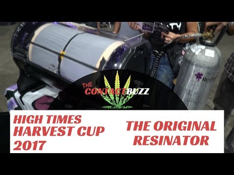 This is Extraction Without Solvent! - The Original Resinator - High Times Harvest Cup 2017