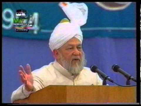 Khutba Juma 26th August 1994 and Opening Session of Jalsa Salana Germany 1994