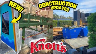 NEW! Knott's Berry Farm Updates | Scary Farm, MonteZOOMa Progress, NEW Kiosk!