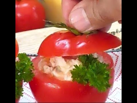 POMODORI RIPIENI TONNO E PATATE