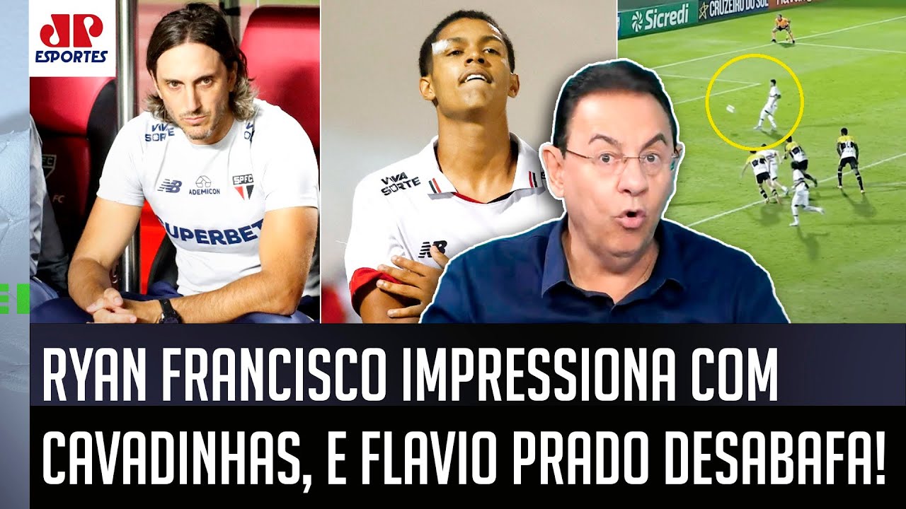 "POR%@! O São Paulo TEM QUE BOTAR esse MOLEQUE pra JOGAR! Se o Zubeldía..." Ryan Francisco ENCANTA!