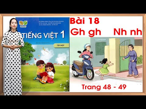 Tiếng việt lớp 1 kết nối tri thức bài 18