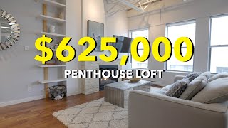 Inside a $625K Penthouse Loft in New Westminster, BC