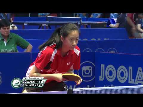 2017 ITTF World Cadet Challenge - Amy Wang vs Elena Zaharia