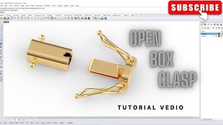 How to Make Open Box Clasp? | GB Box |Tutorial | Rhino 7