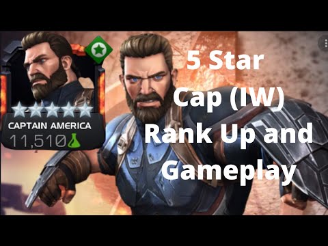 Captain America Infinity War Rank Up and Gameplay | MCOC