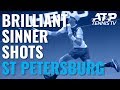 Brilliant Jannik Sinner Shots vs Kukushkin | St Petersburg 2019