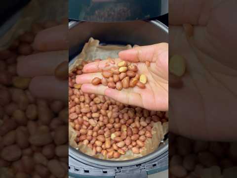 Crispy Roasted Peanut Fry in Air Fryer | 10min healthy snack