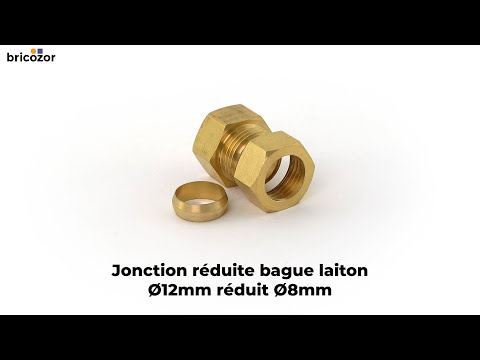 Jonction réduite bague laiton BRICOZOR