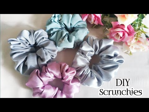 , title : 'DIY Scrunchies || Cara Membuat Scrunchie Tanpa Mesin Jahit||  How to Make a Scrunchie'