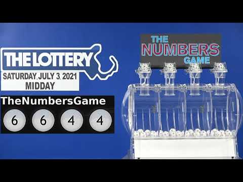 Midday Numbers Game Drawing: Saturday, July 3, 2021