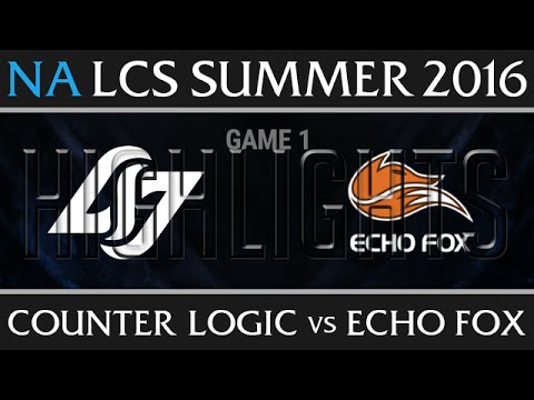 CLG vs Echo Fox Game 1 Highlights   NA LCS Week 3 Day 2 Summer 2016   CLG vs FOX G1