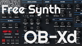 Video thumbnail for Free Synth - OB-Xd 3.0 (No Talking) by Elektronick Musick