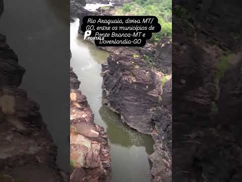 Ponte que liga Goiás a Mato Grosso impressiona pela altura e oferece uma vista do Araguaia