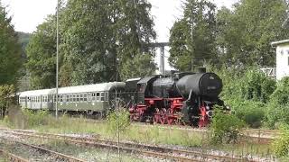 52 7596 und 218 105 auf der Neckartalbahn