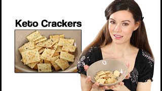 Keto Crackers - Paleo, GF, DF (3 ingredients)