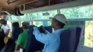 preview picture of video 'Riding in Nepali Bus near Parshadhap, Nepal'