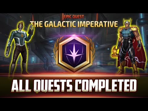 Full Epic Quest 100% Completed The Galactic Imperative - MARVEL Future Fight
