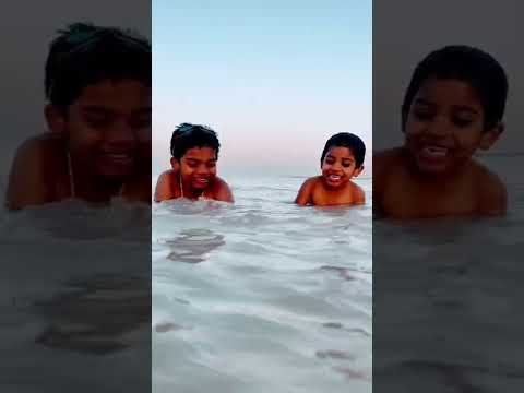 #avaneesh #beach #swimming #qatar #onemillionaudition #alkhor #india