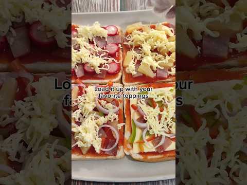 DIY pizza bread (load it up with your favorite toppings)