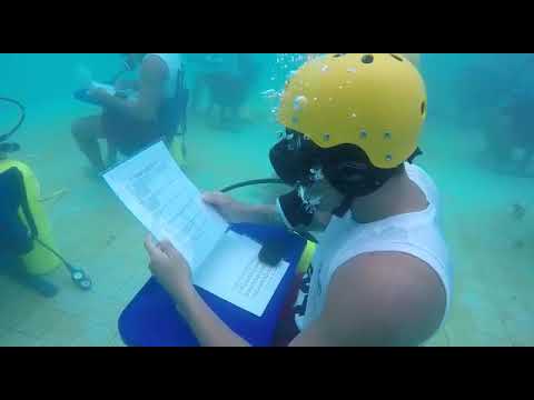 Prova curso de mergulho CMAut