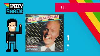 Max Headroom ZX Spectrum Gameplay (1986) | Classic 8-Bit Cyberpunk Retro Game!