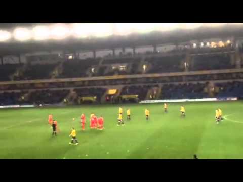 Yann Free Kick vs Oxford FA Cup