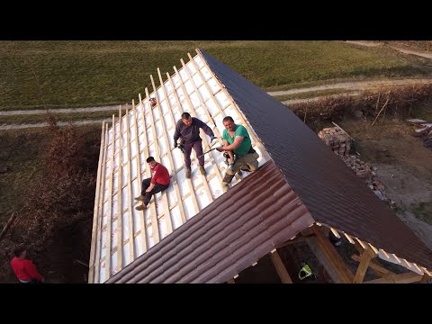 Proiectul ridicarea casei cu baietii de la Targu Lapus, Maramures - Acoperisul - 2021 Nou!!!
