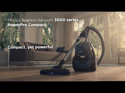 Miniatura del vídeo: Philips PowerPro Compact serie 3000 sin bolsa