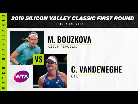 Marie Bouzkova vs. Coco Vandeweghe | 2019 Silicon Valley Classic First Round | WTA Highlights