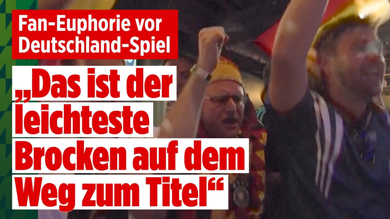WM 2026: Deutsche in Feierlaune vor Deutschland-Paraguay-Spiel